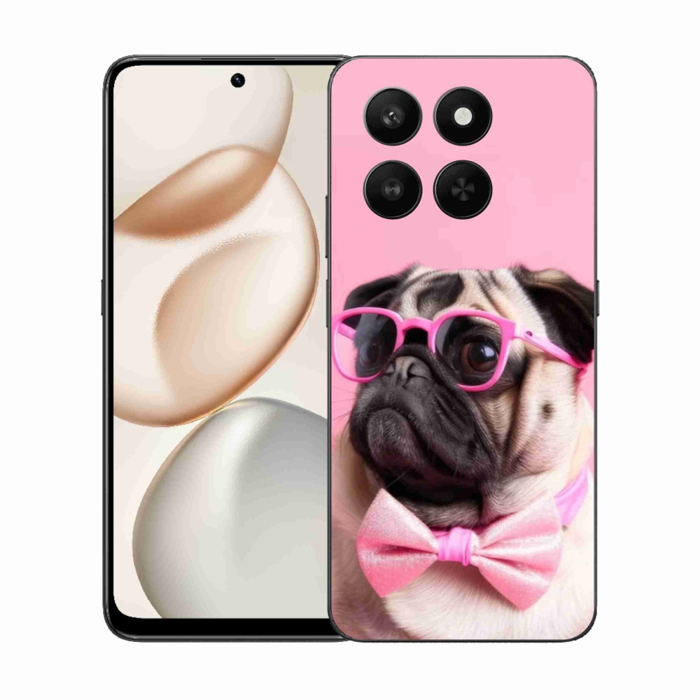 Gelový kryt mmCase na Honor 400 Smart 5G/4G/Honor X7d - stylový mops