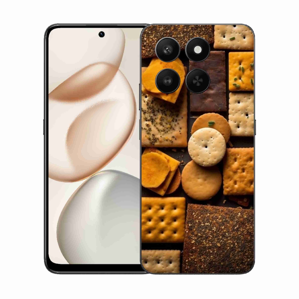 Gelový kryt mmCase na Honor 400 Smart 5G/4G/Honor X7d - sušenky