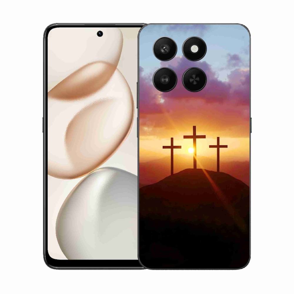 Gelový kryt mmCase na Honor 400 Smart 5G/4G/Honor X7d - tři kříže
