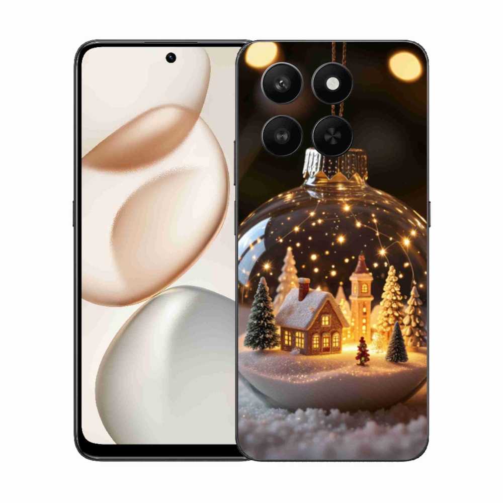 Gelový kryt mmCase na Honor 400 Smart 5G/4G/Honor X7d - vánoční koule 3