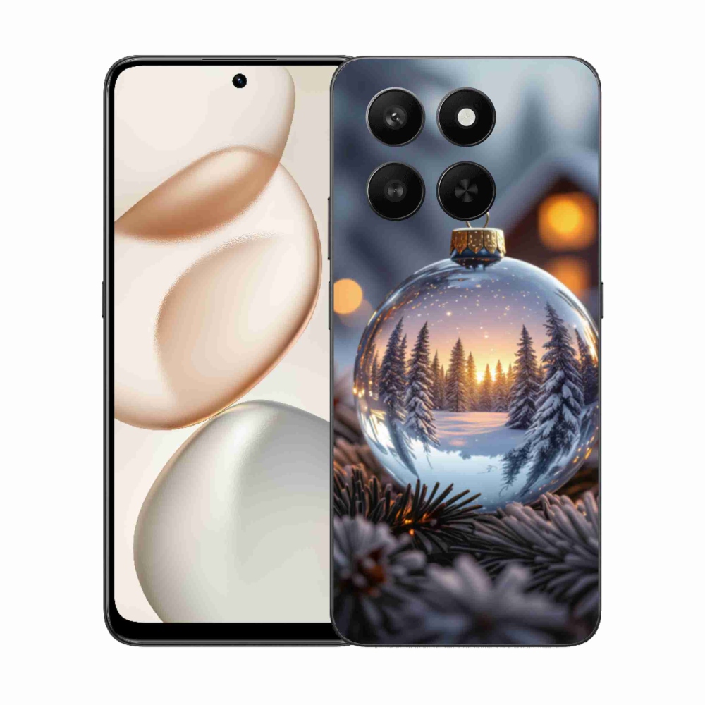 Gelový kryt mmCase na Honor 400 Smart 5G/4G/Honor X7d - vánoční ozdoba