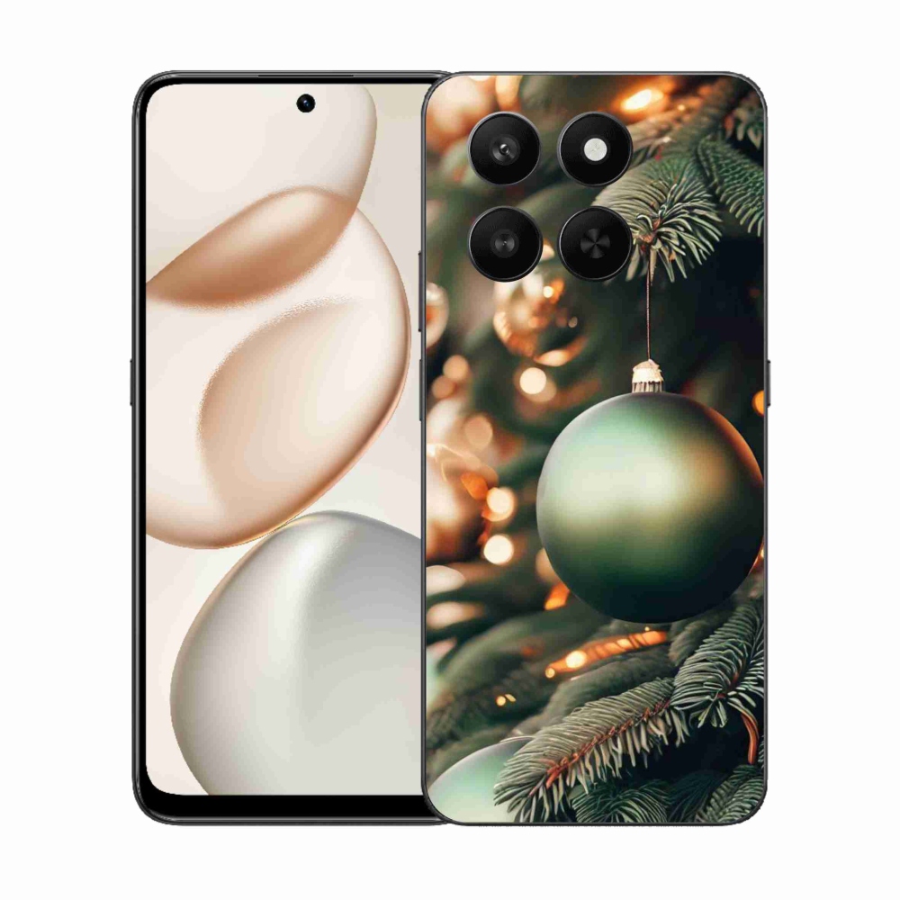 Gelový kryt mmCase na Honor 400 Smart 5G/4G/Honor X7d - vánoční ozdoby 1