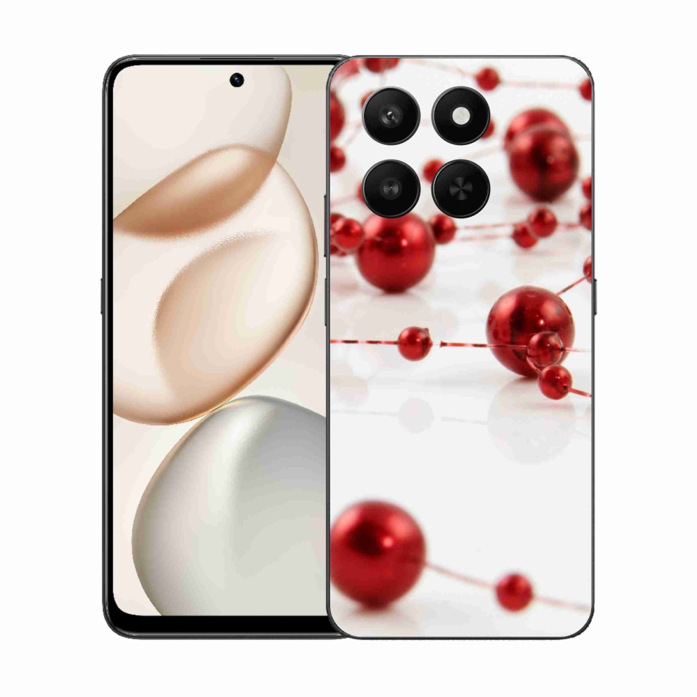 Gelový kryt mmCase na Honor 400 Smart 5G/4G/Honor X7d - vánoční řetěz