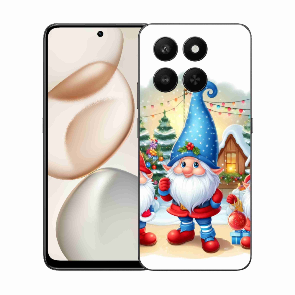 Gelový kryt mmCase na Honor 400 Smart 5G/4G/Honor X7d - vánoční skřítci
