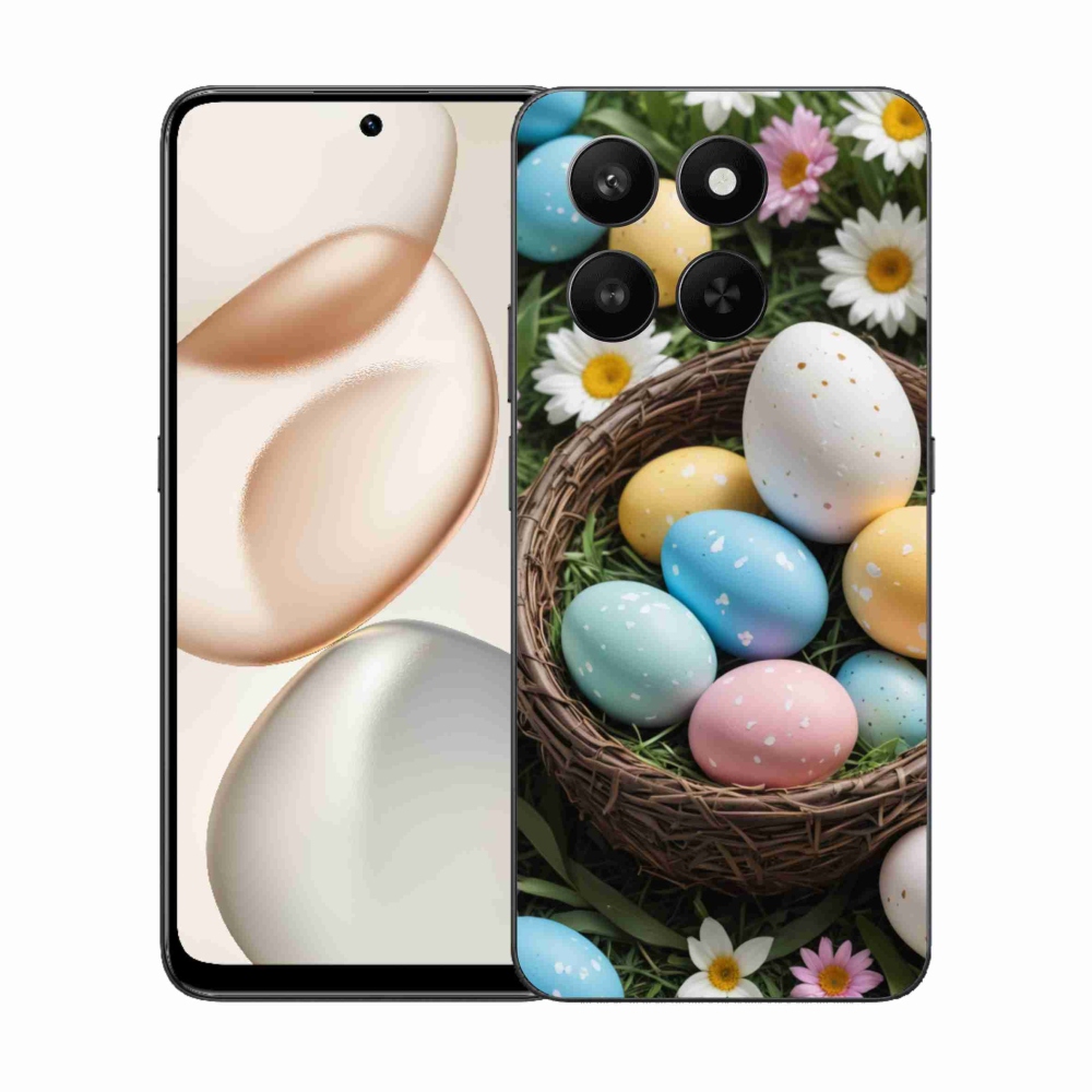 Gelový kryt mmCase na Honor 400 Smart 5G/4G/Honor X7d - velikonoční vajíčka 2