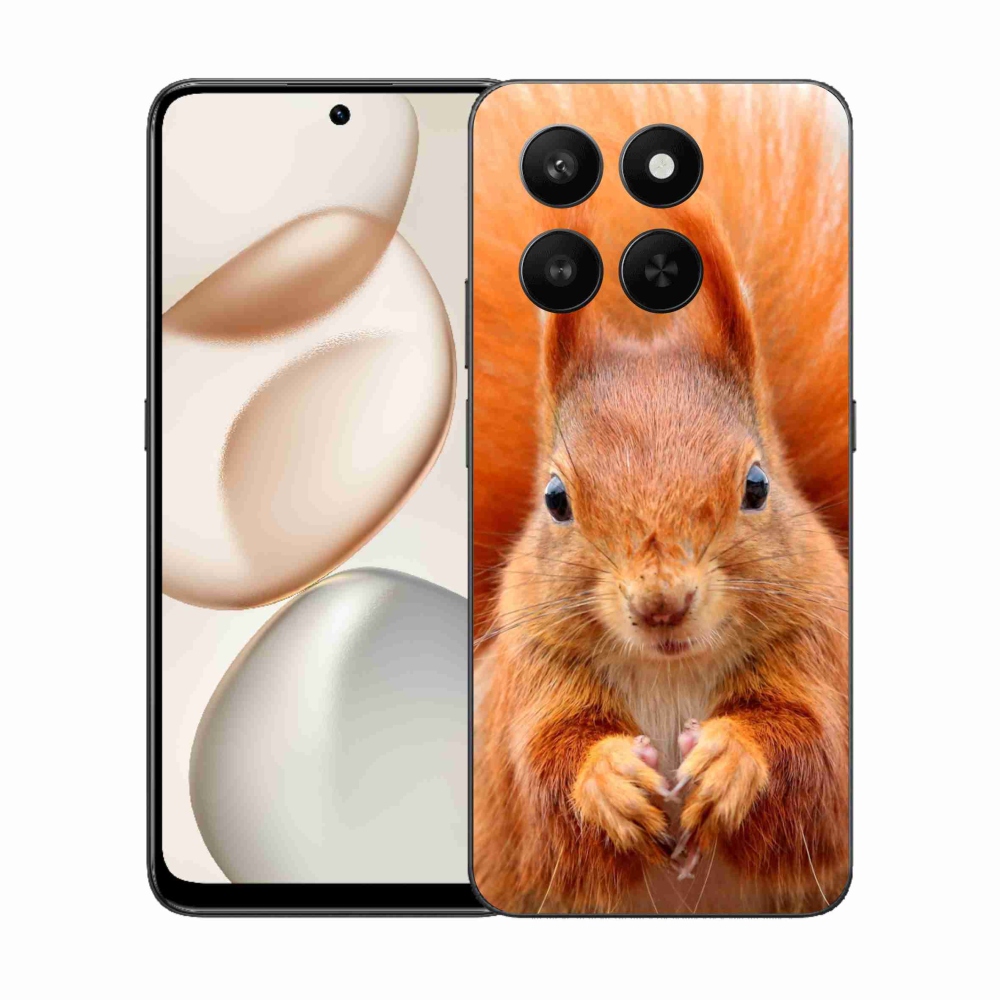 Gelový kryt mmCase na Honor 400 Smart 5G/4G/Honor X7d - veverka