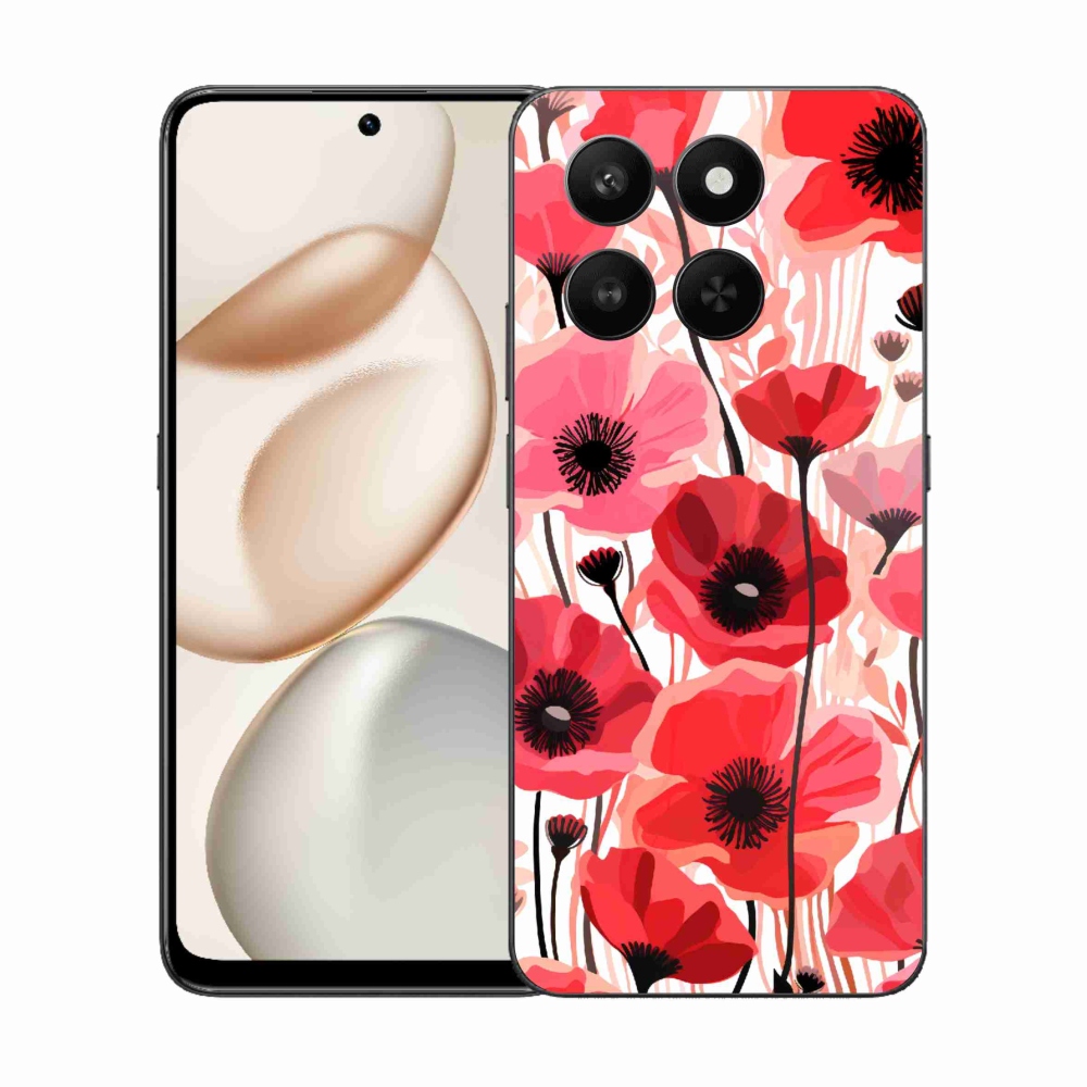 Gelový kryt mmCase na Honor 400 Smart 5G/4G/Honor X7d - vlčí mák 1