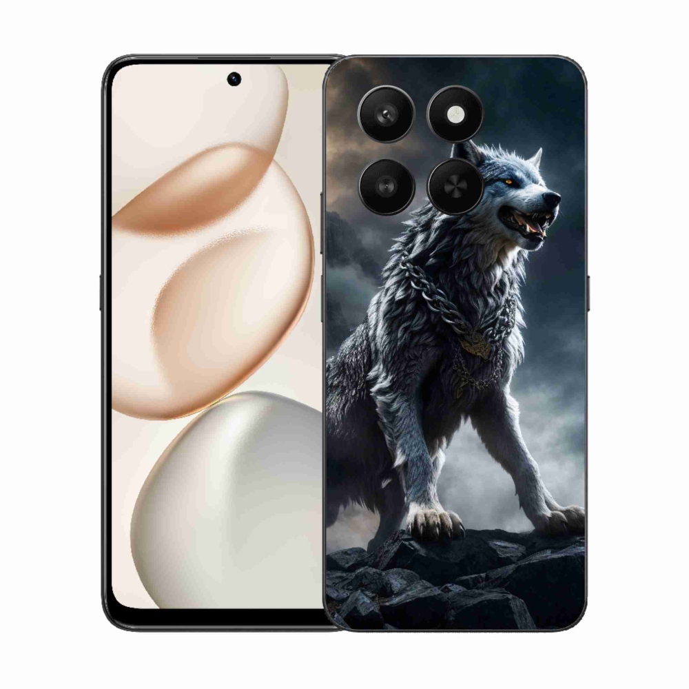Gelový kryt mmCase na Honor 400 Smart 5G/4G/Honor X7d - vlk 1