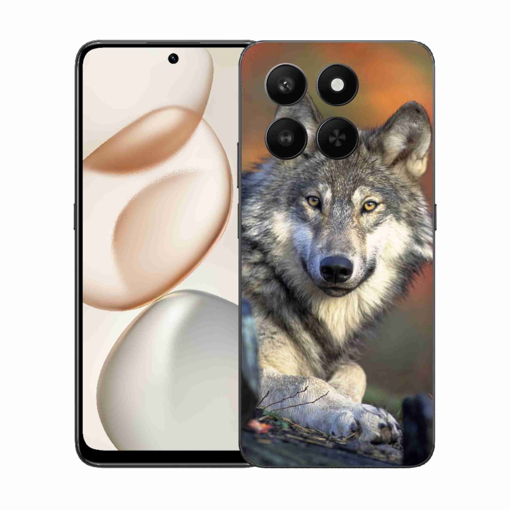 Gelový kryt mmCase na Honor 400 Smart 5G/4G/Honor X7d - vlk