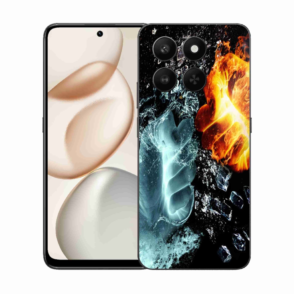 Gelový kryt mmCase na Honor 400 Smart 5G/4G/Honor X7d - voda a oheň