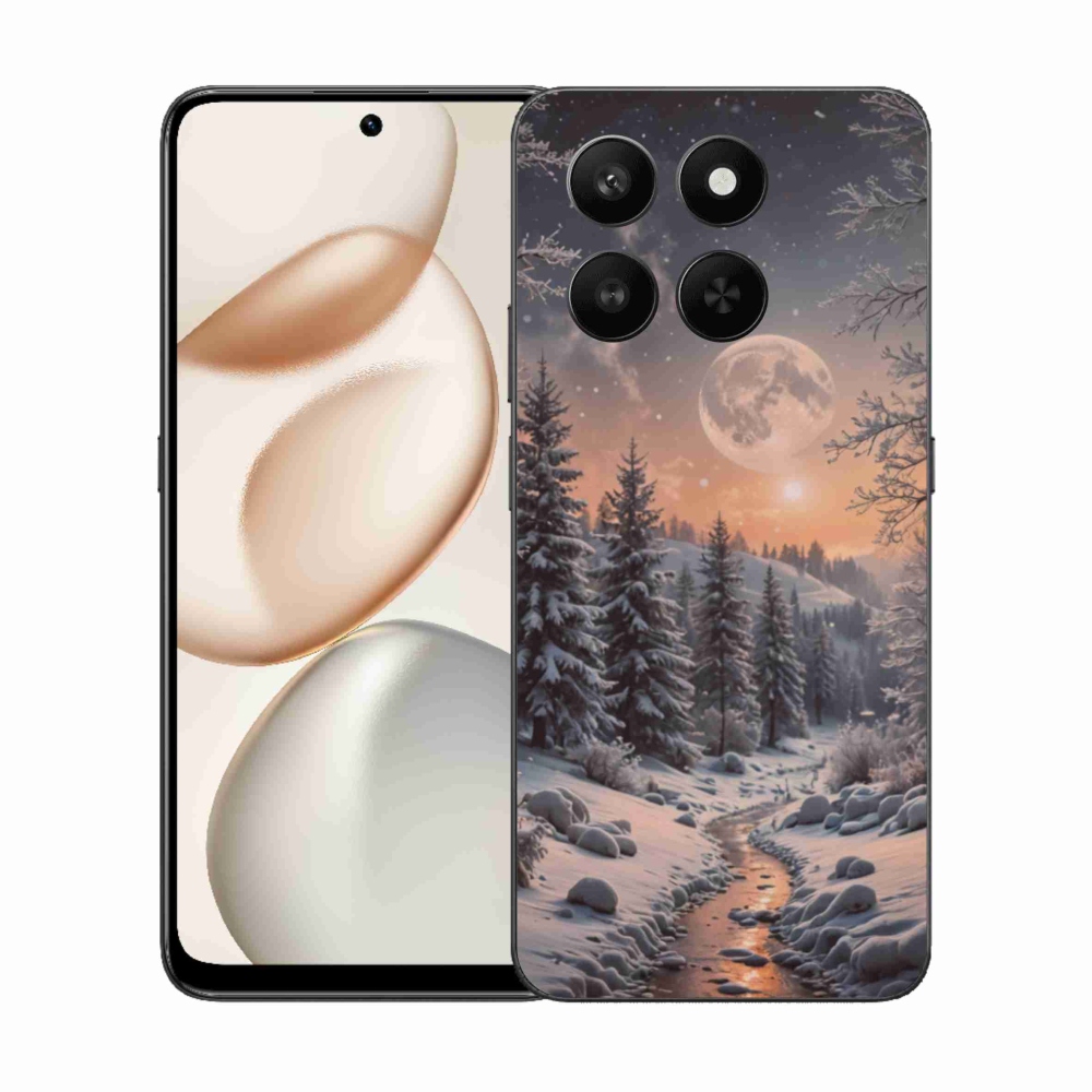 Gelový kryt mmCase na Honor 400 Smart 5G/4G/Honor X7d - zimní krajina 2