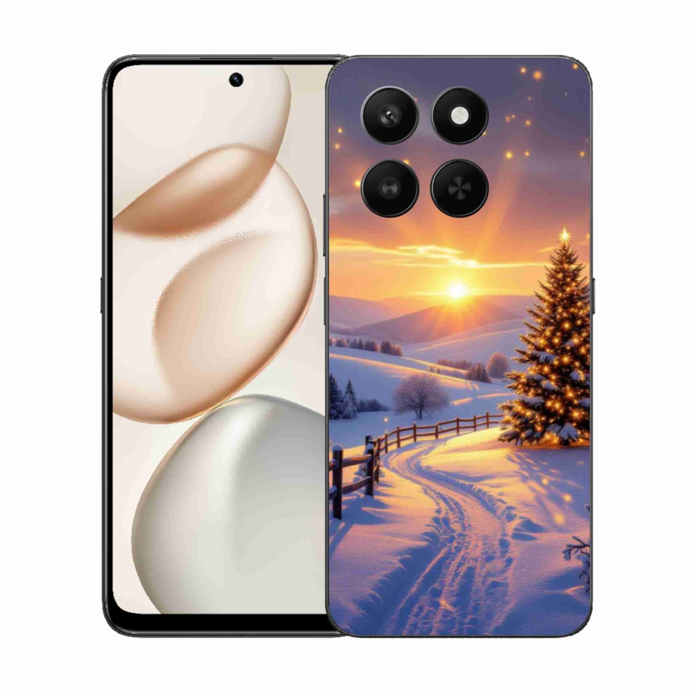 Gelový kryt mmCase na Honor 400 Smart 5G/4G/Honor X7d - zimní krajina