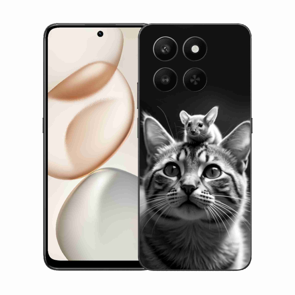 Gelový kryt mmCase na Honor 400 Smart 5G/4G/Honor X7d - zvířecí přátelství 2