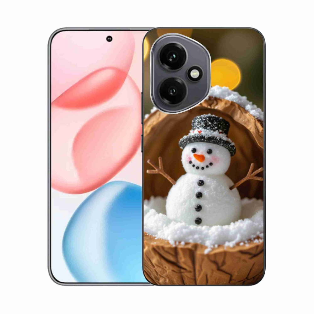 Gelový kryt mmCase na Honor 400 - sněhulák 4