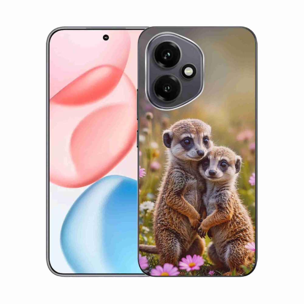 Gelový kryt mmCase na Honor 400 - surikatí duo
