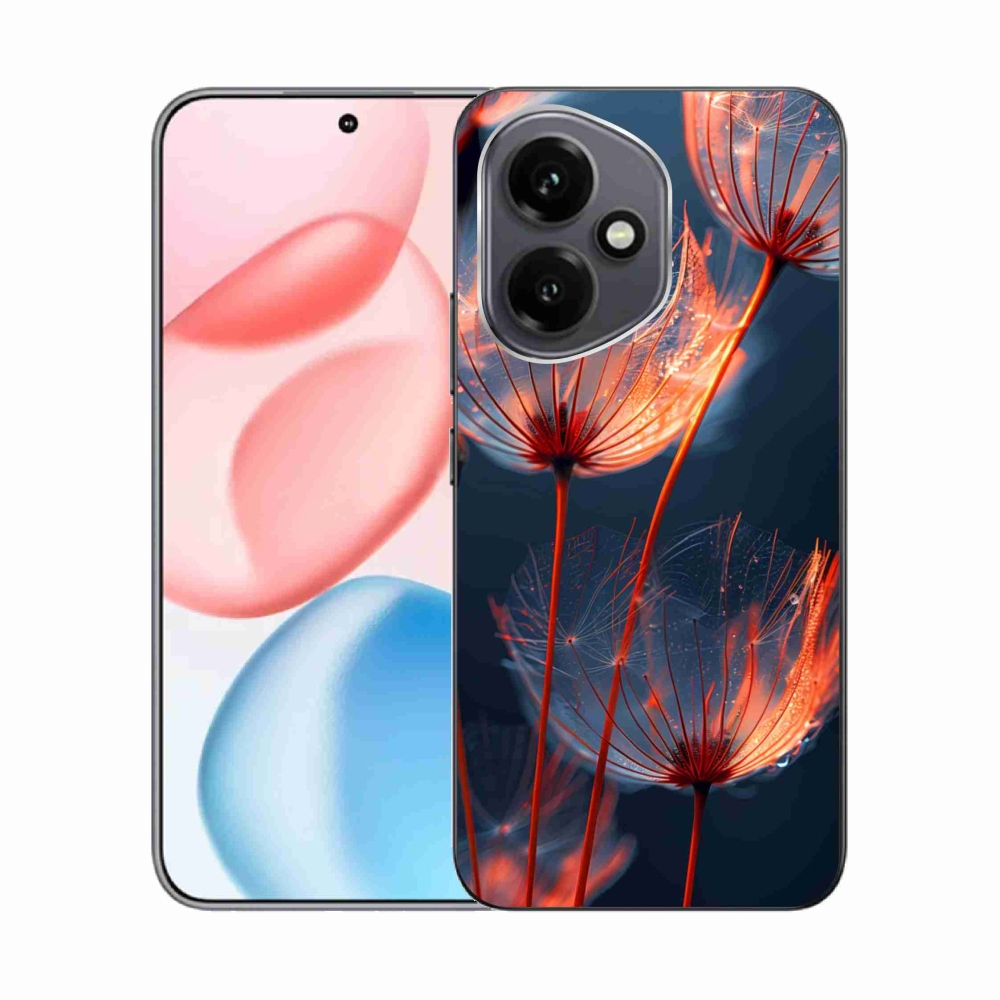 Gelový kryt mmCase na Honor 400 - světélkující chmýří