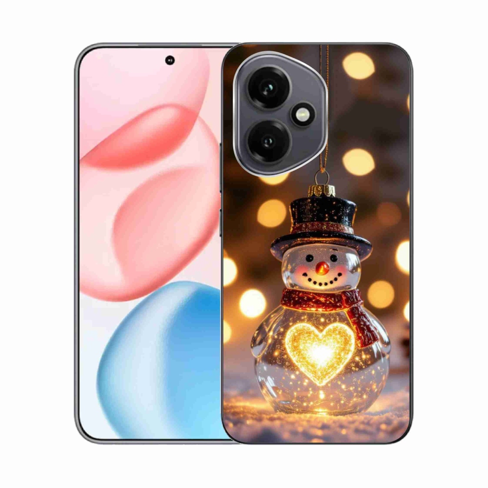 Gelový kryt mmCase na Honor 400 - svítící vánoční sněhulák