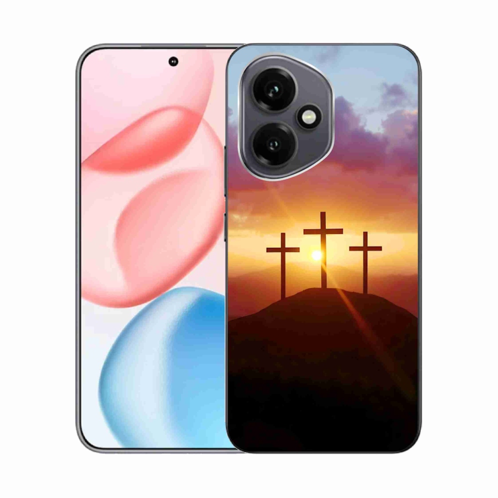 Gelový kryt mmCase na Honor 400 - tři kříže