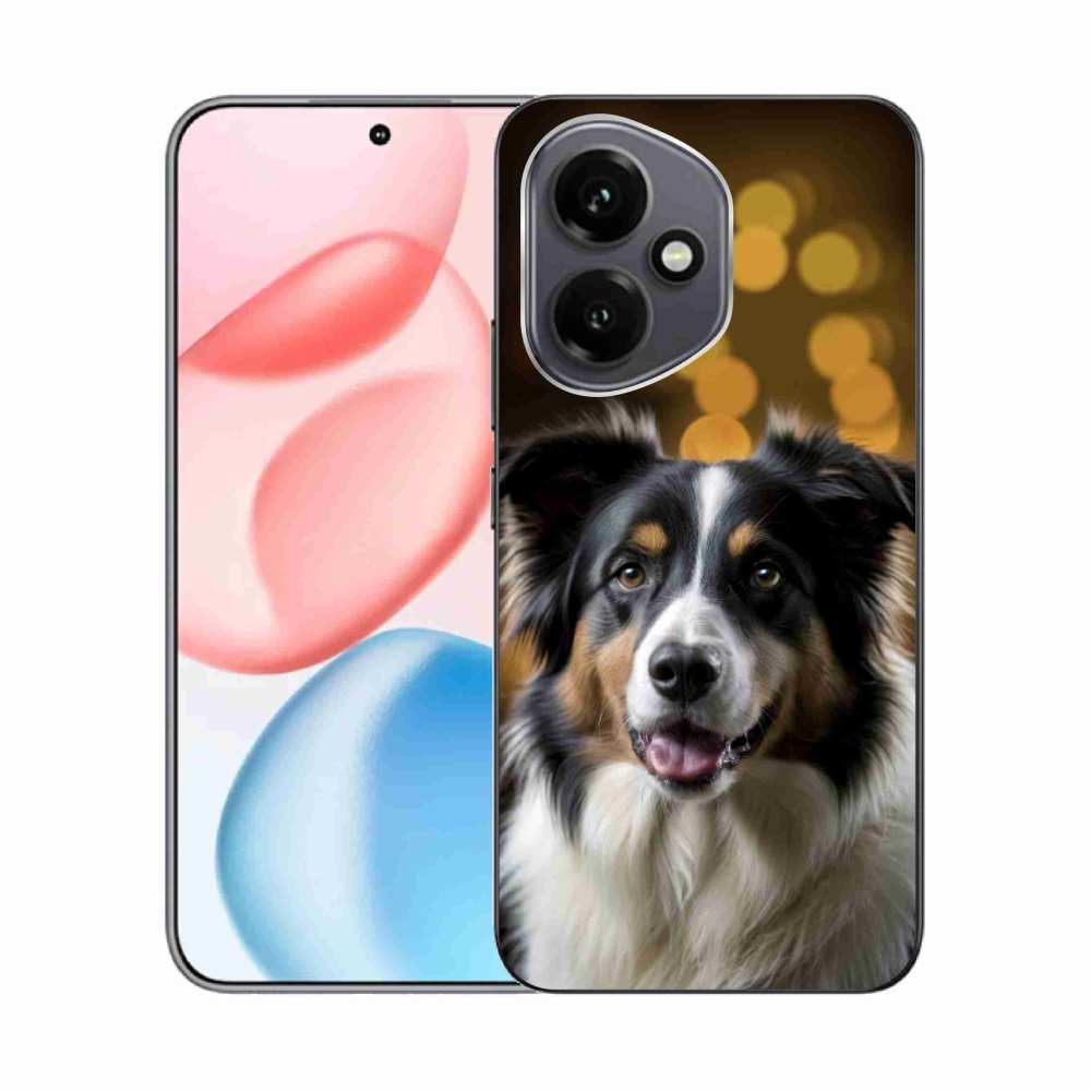 Gelový kryt mmCase na Honor 400 - usměvavý australský ovčák