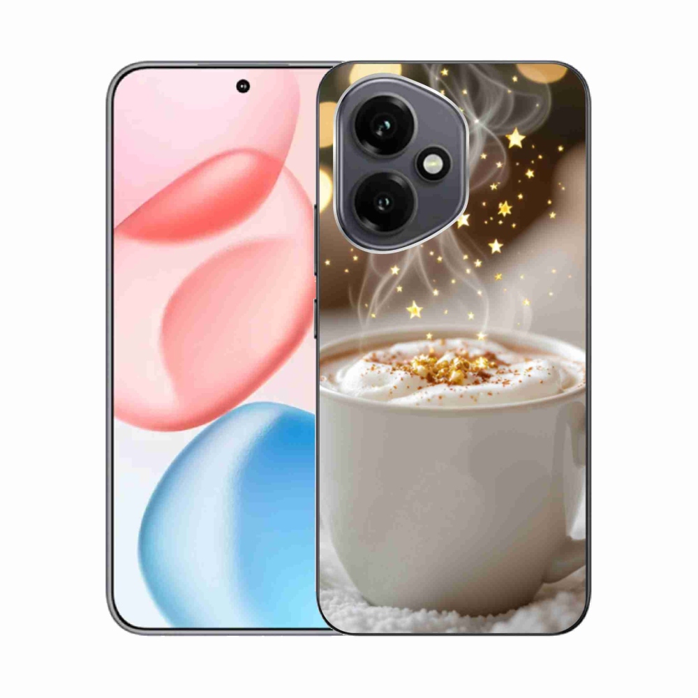 Gelový kryt mmCase na Honor 400 - vánoční horký nápoj