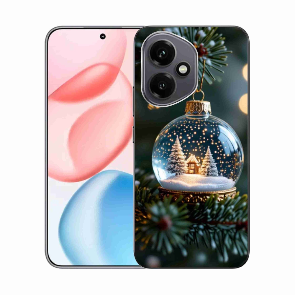 Gelový kryt mmCase na Honor 400 - vánoční koule 2