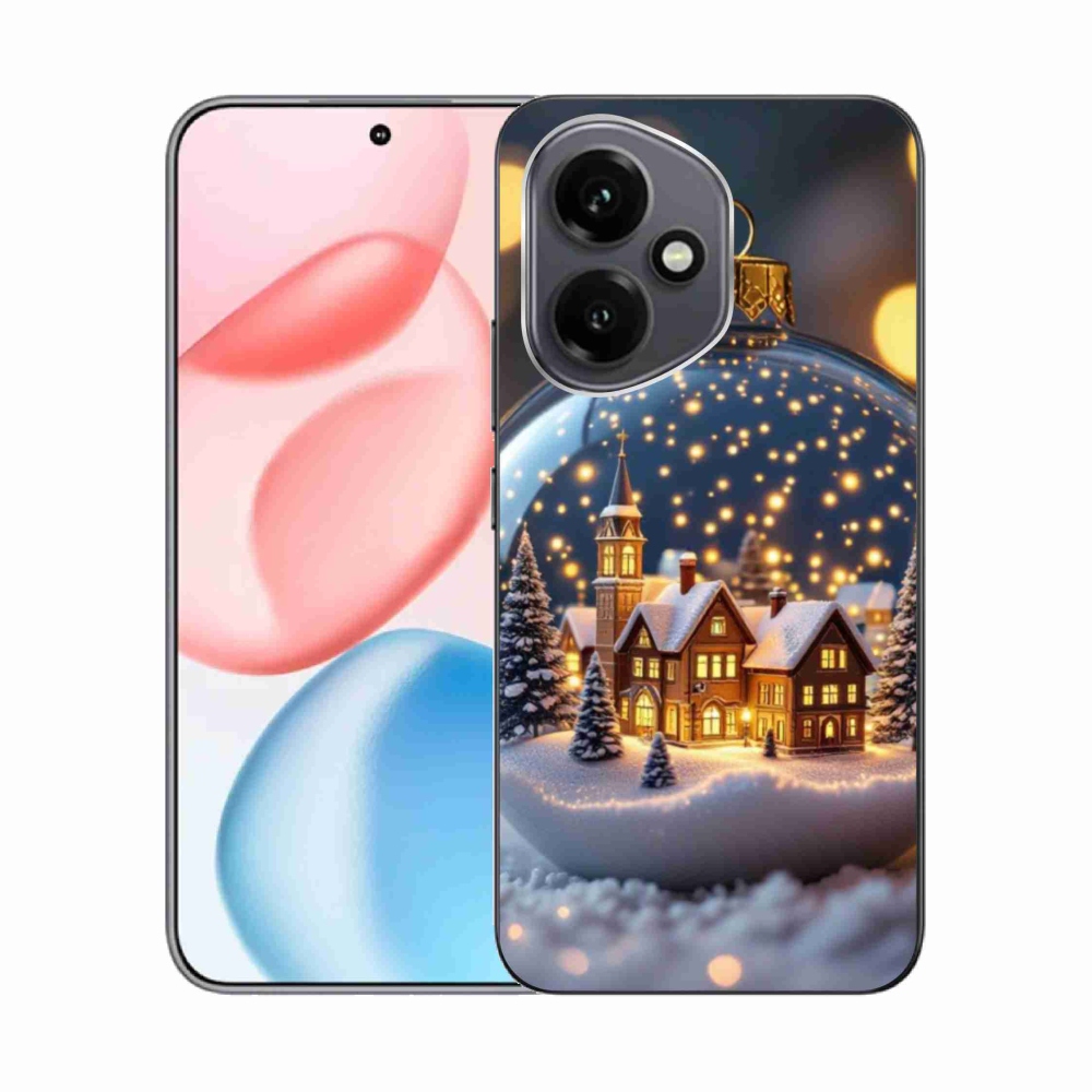 Gelový kryt mmCase na Honor 400 - vánoční koule 4