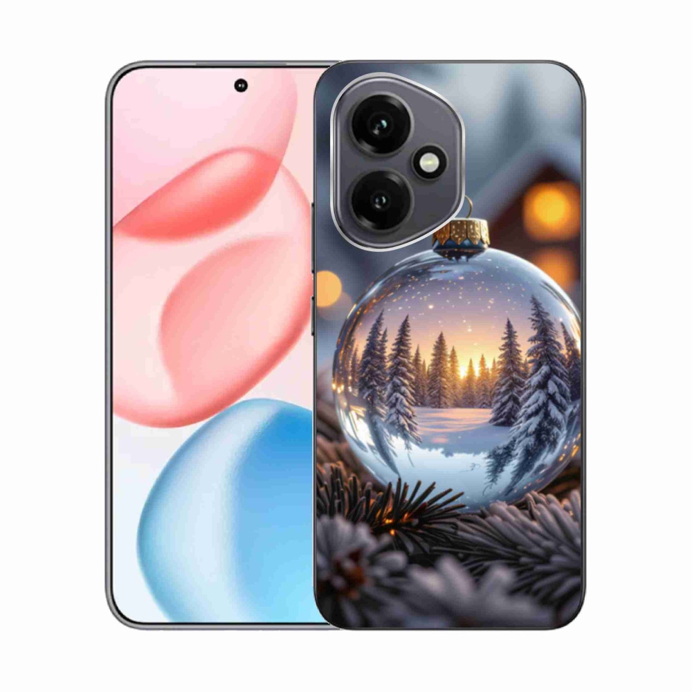 Gelový kryt mmCase na Honor 400 - vánoční ozdoba