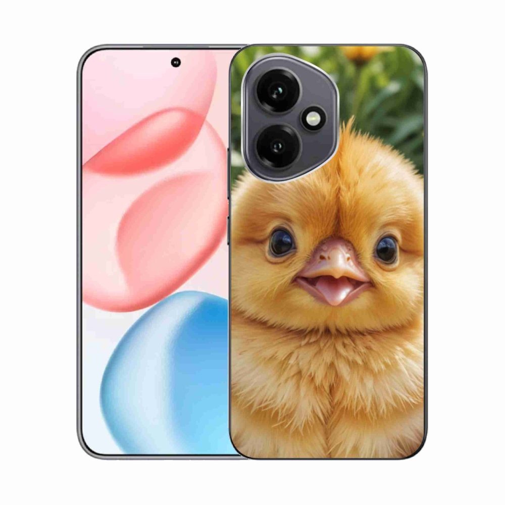 Gelový kryt mmCase na Honor 400 - veselé kuřátko