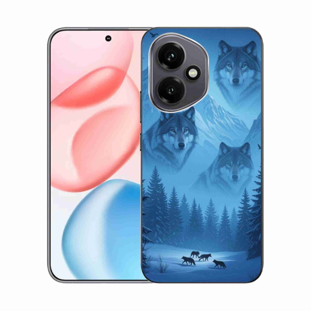 Gelový kryt mmCase na Honor 400 - vlčí smečka