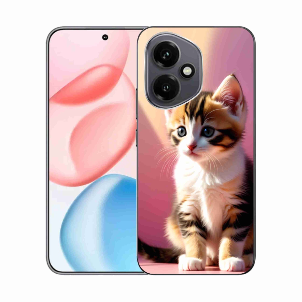Gelový kryt mmCase na Honor 400 - zvědavé kotě 2