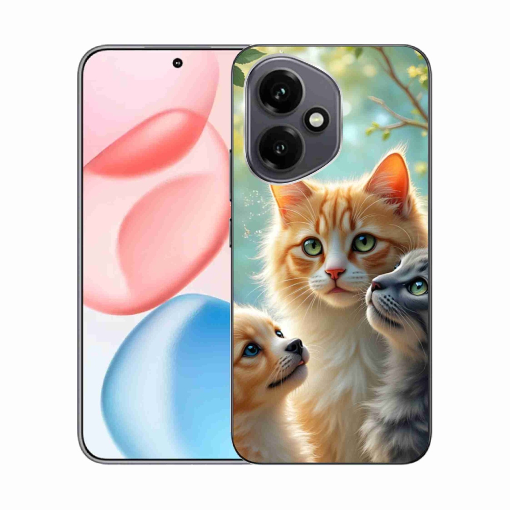 Gelový kryt mmCase na Honor 400 - zvířecí přátelství 2