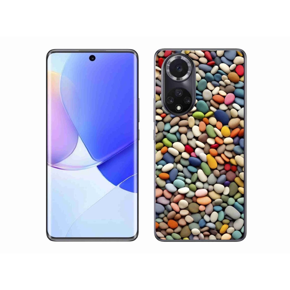 Gelový kryt mmCase na Honor 50 - barevné kamínky 2