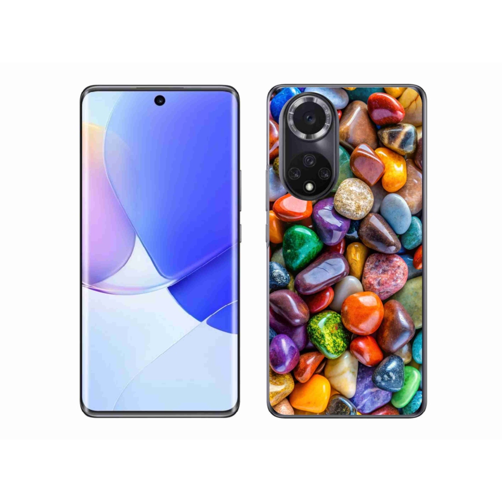 Gelový kryt mmCase na Honor 50 - barevné kamínky