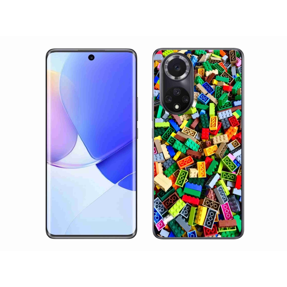 Gelový kryt mmCase na Honor 50 - barevné stavební kostky