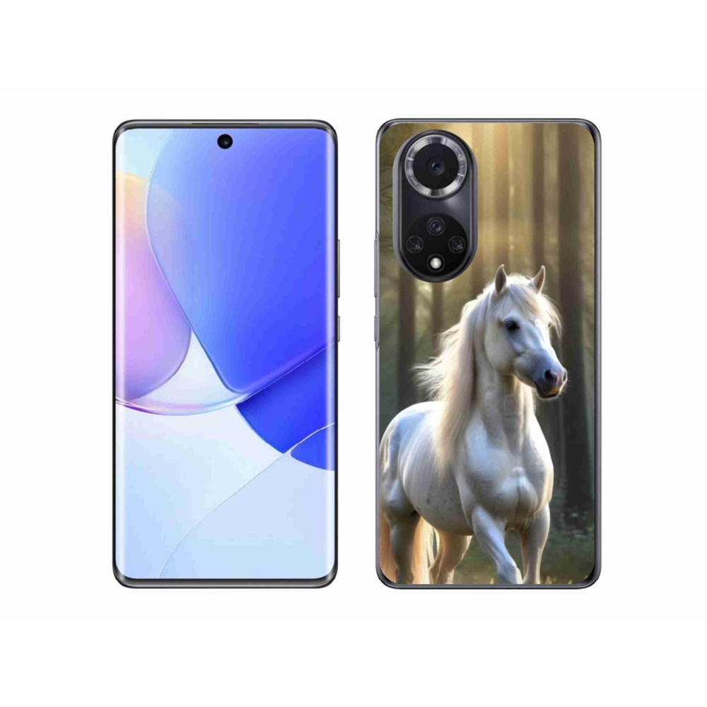 Gelový kryt mmCase na Honor 50 - bílý kůň 3