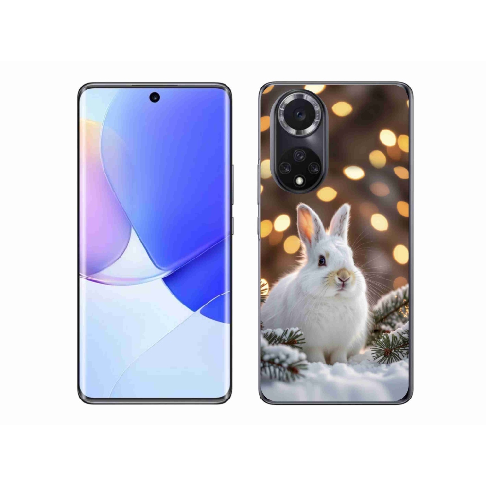 Gelový kryt mmCase na Honor 50 - bílý zajíc