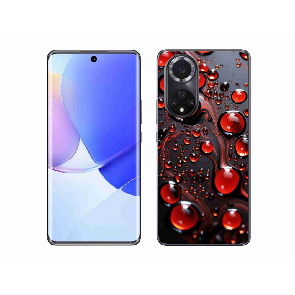 Gelový kryt mmCase na Honor 50 - červené kapky 2