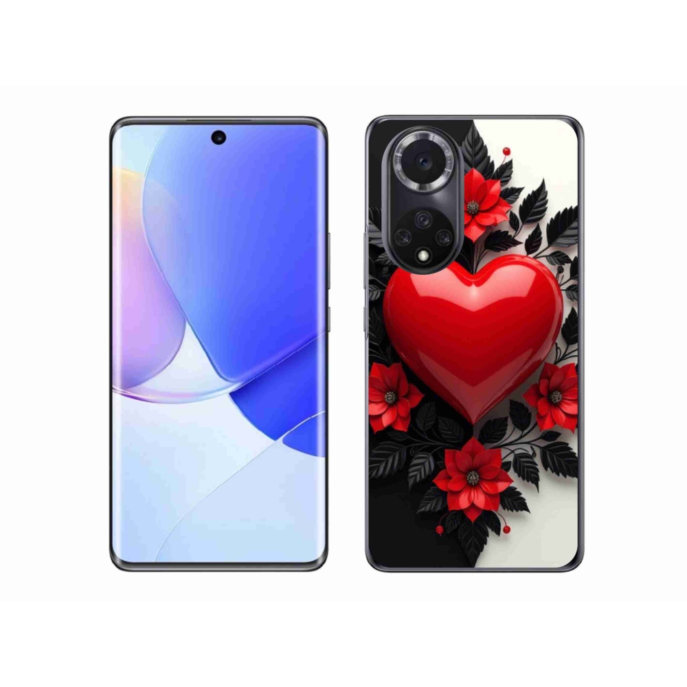 Gelový kryt mmCase na Honor 50 - červené srdce
