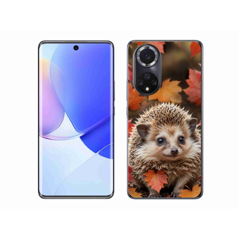 Gelový kryt mmCase na Honor 50 - ježek v listí
