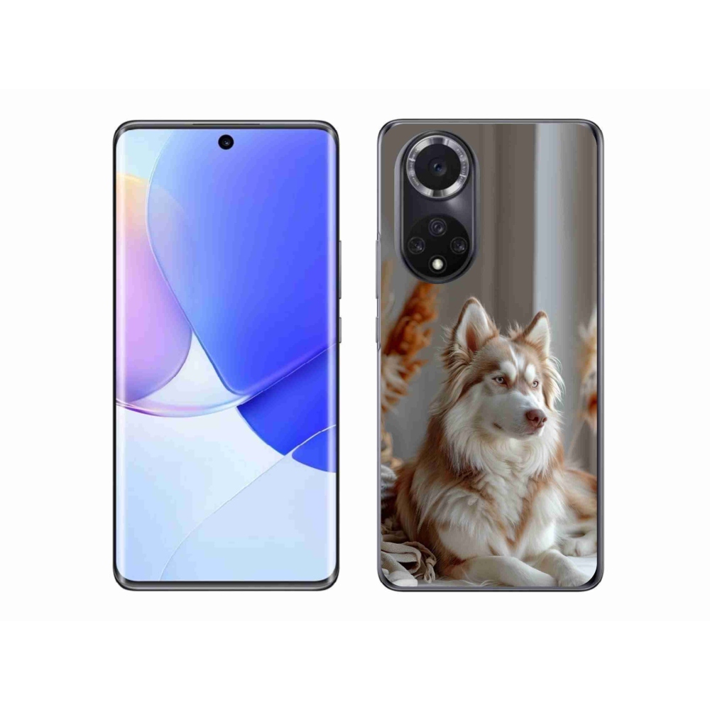 Gelový kryt mmCase na Honor 50 - klidný sibiřský husky
