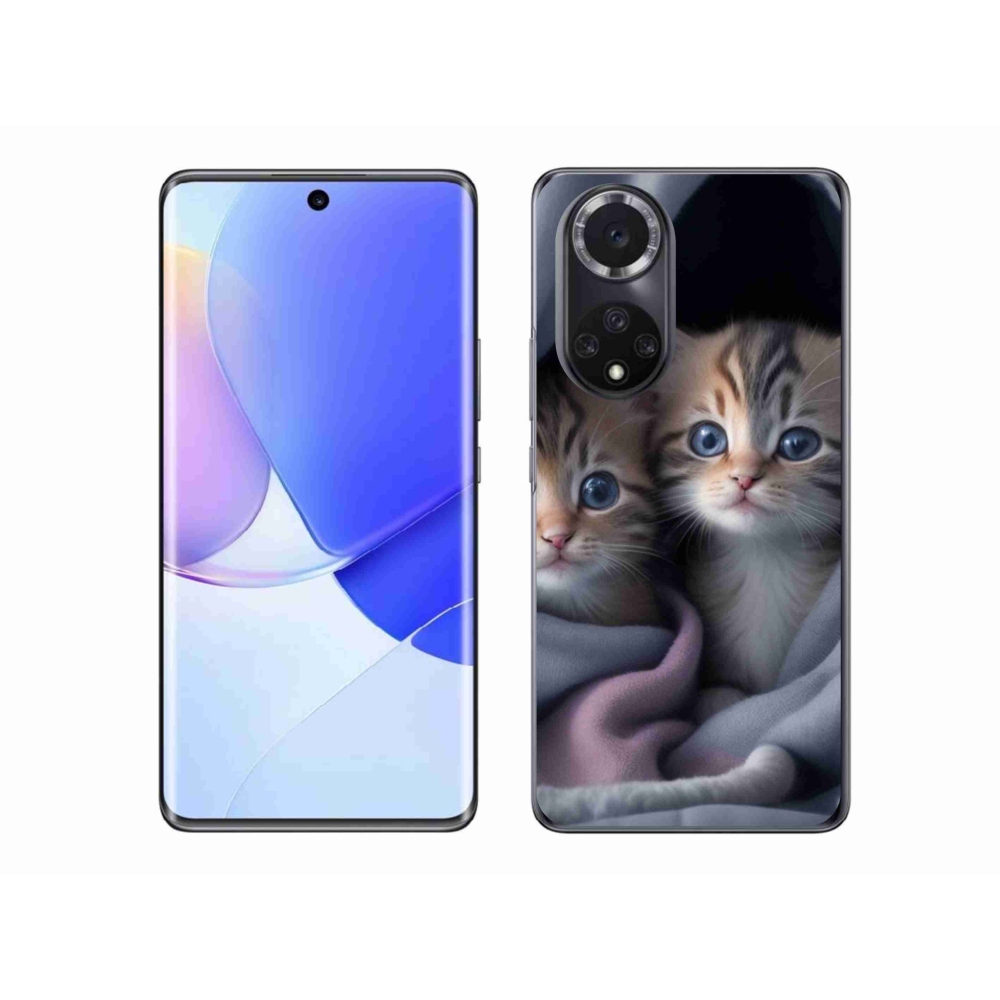Gelový kryt mmCase na Honor 50 - kočičí duo 2