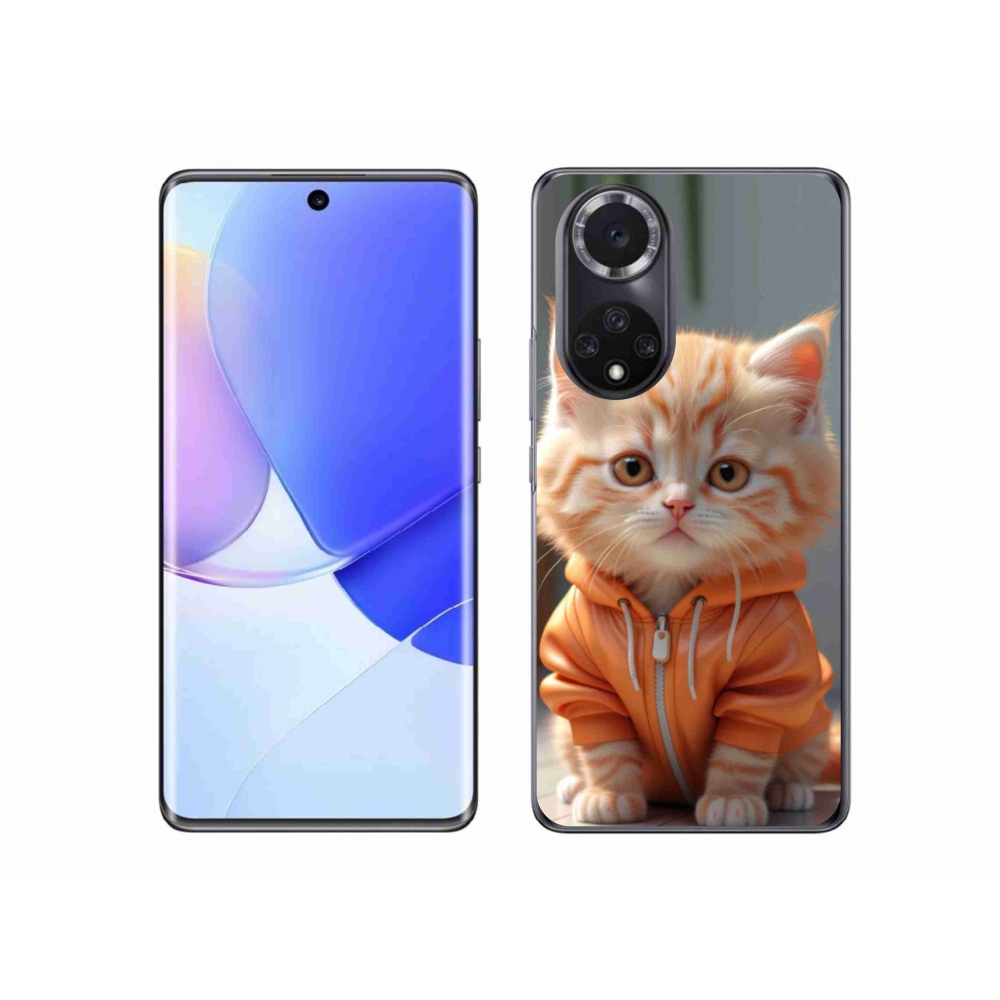 Gelový kryt mmCase na Honor 50 - kotě v mikině