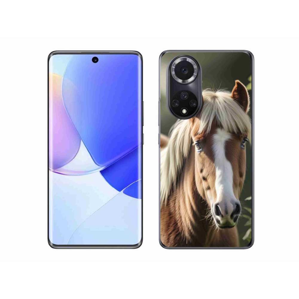 Gelový kryt mmCase na Honor 50 - kůň se světlou hřívou