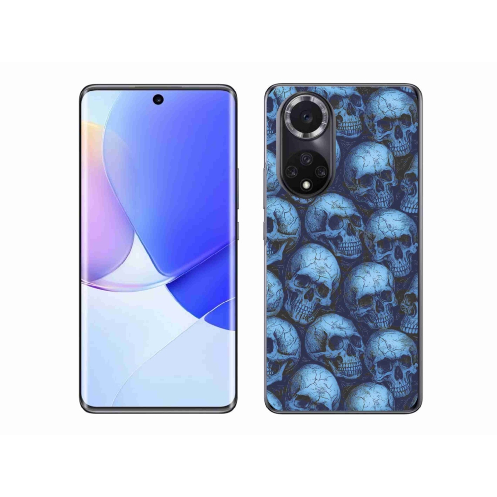 Gelový kryt mmCase na Honor 50 - lebky