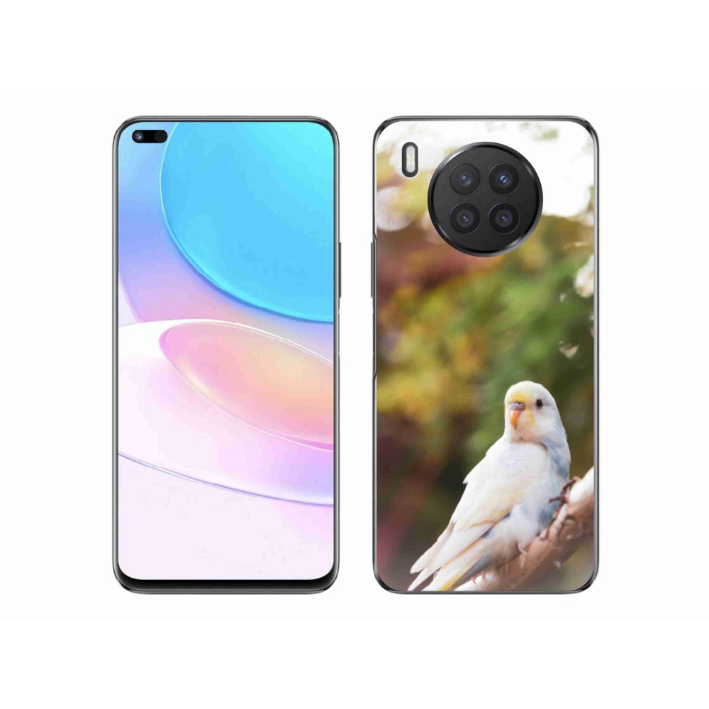 Gelový kryt mmCase na Honor 50 Lite - andulka bílá