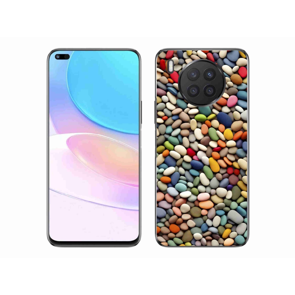 Gelový kryt mmCase na Honor 50 Lite - barevné kamínky 2