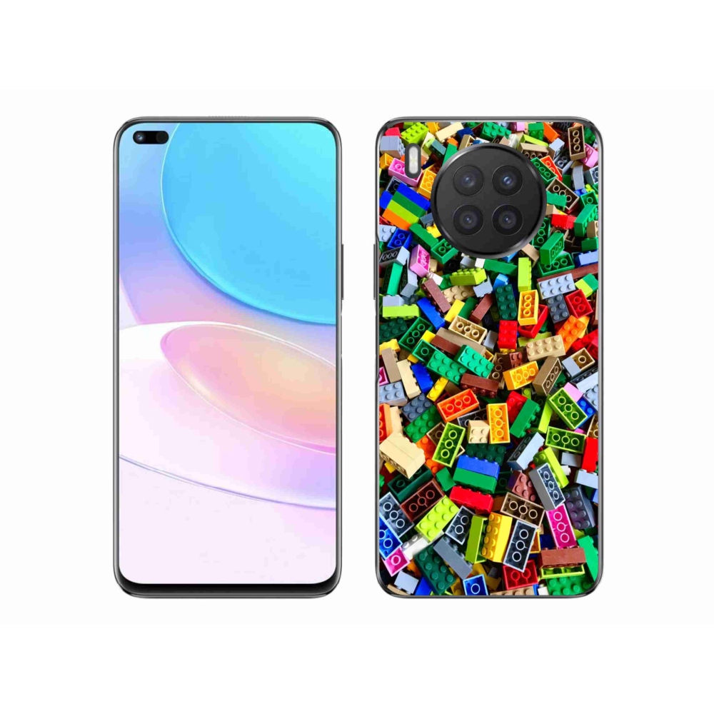 Gelový kryt mmCase na Honor 50 Lite - barevné stavební kostky