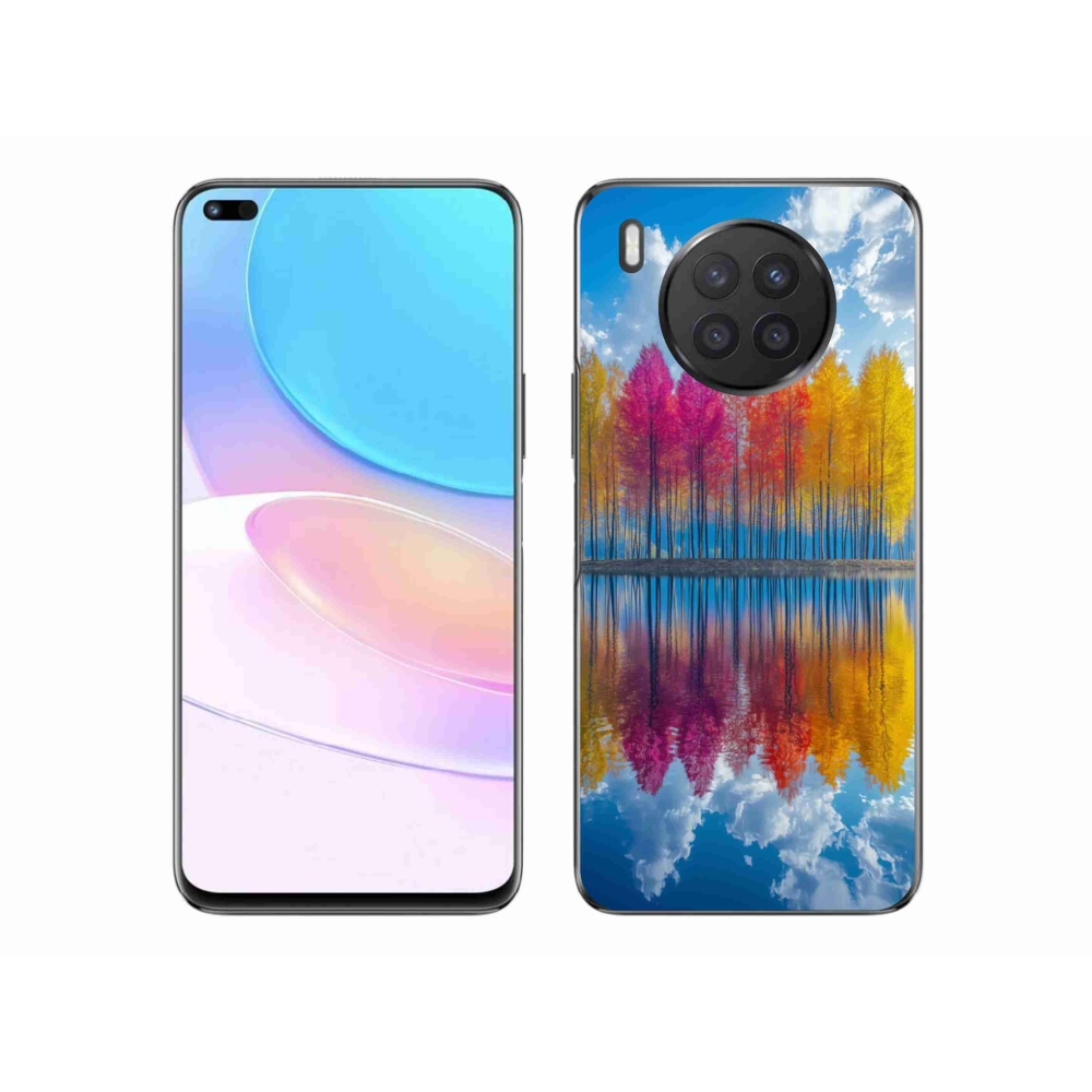 Gelový kryt mmCase na Honor 50 Lite - barevné stromy