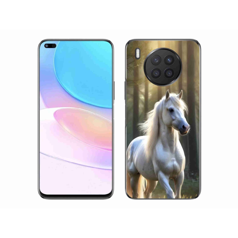 Gelový kryt mmCase na Honor 50 Lite - bílý kůň 3