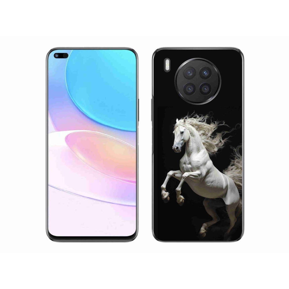 Gelový kryt mmCase na Honor 50 Lite - bílý kůň 4